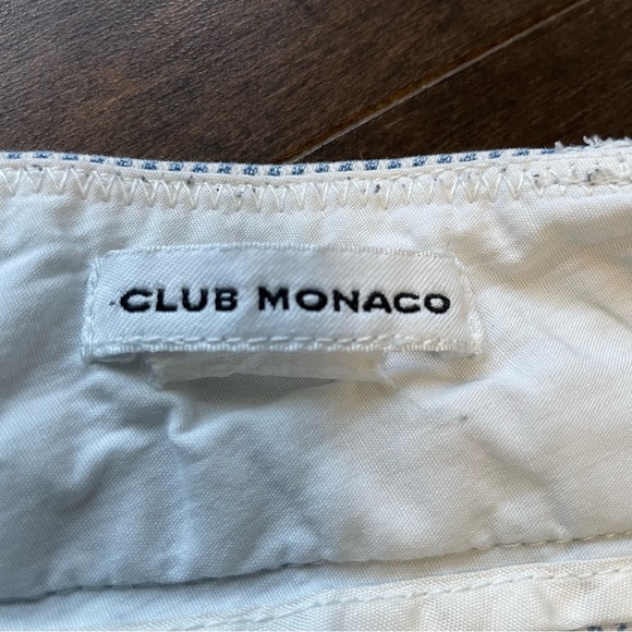 Club Monaco Blue & White Striped Women's Size 6 Shorts - Picture 11 of 11